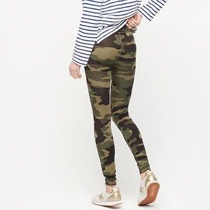 J. Crew • NWT • High-rise 7/8 leggings in Camo
